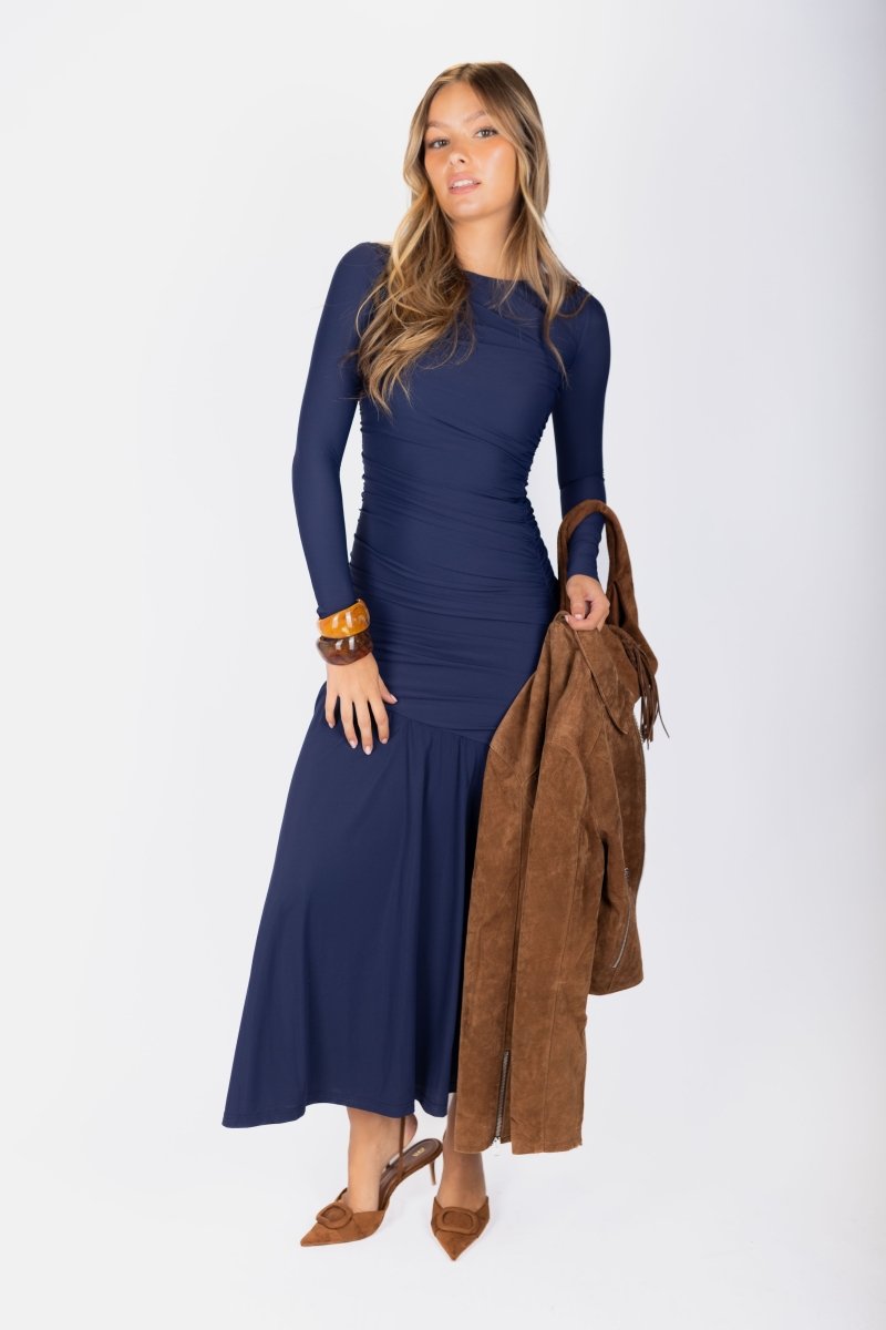 Miri Dress (Navy) - Dress - Yakira Bella