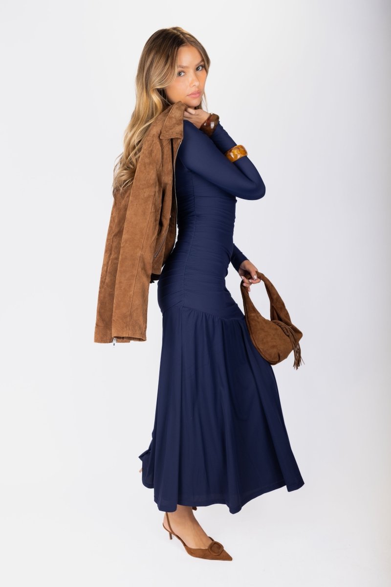 Miri Dress (Navy) - Dress - Yakira Bella