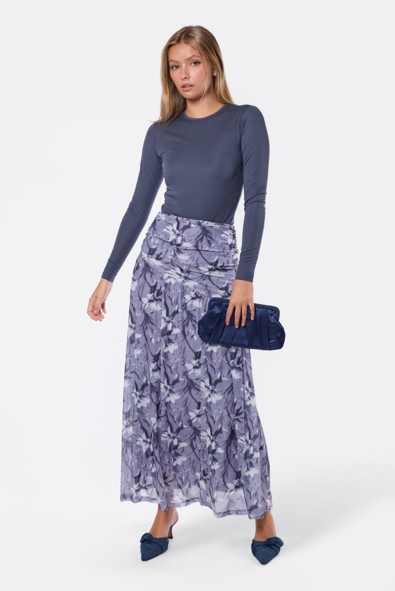 Miri Skirt (Black Pattern) - Skirt - Yakira Bella