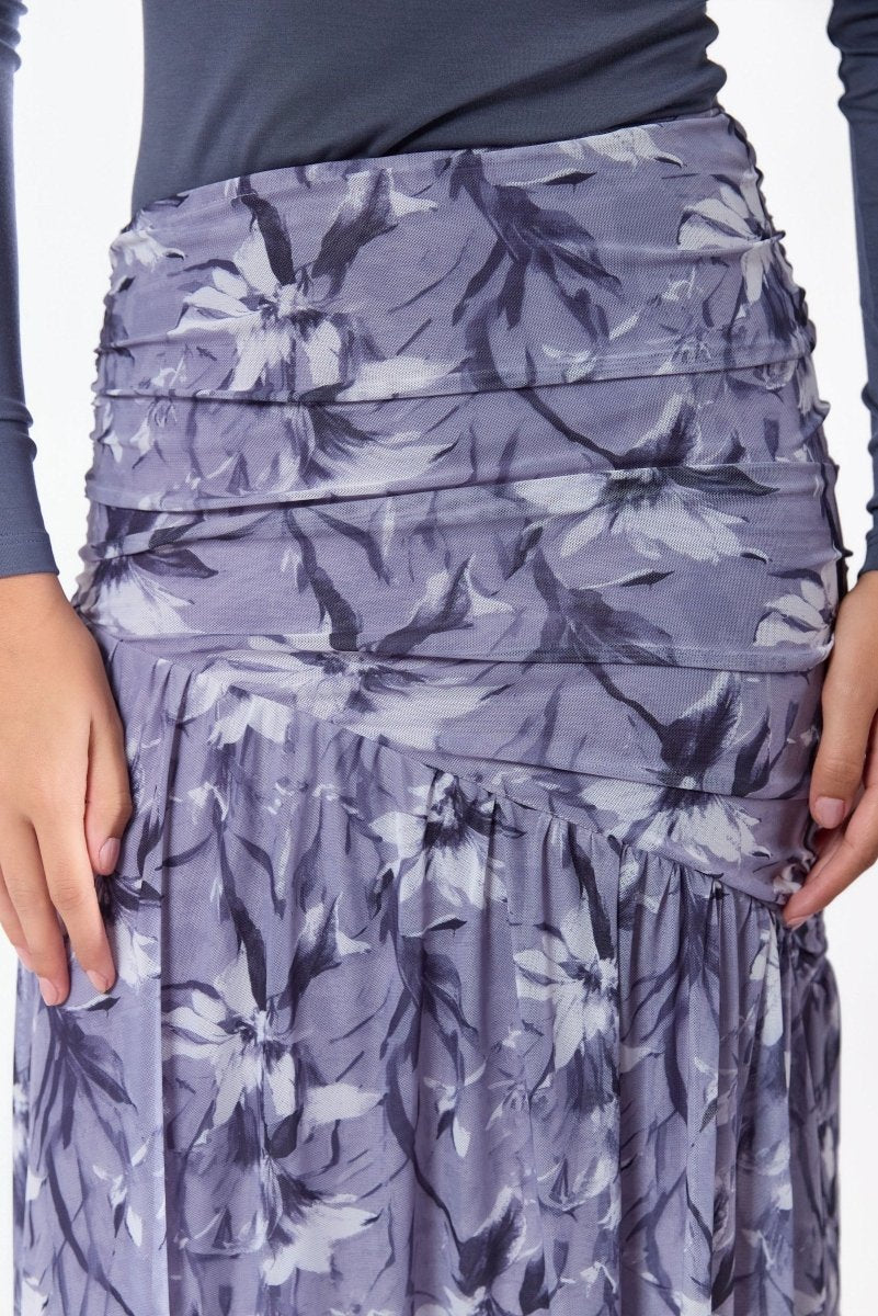Miri Skirt (Black Pattern) - Skirt - Yakira Bella