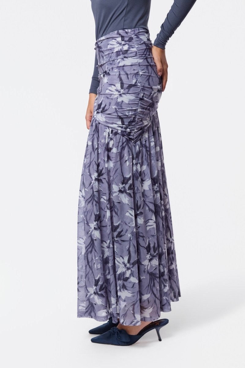 Miri Skirt (Black Pattern) - Skirt - Yakira Bella