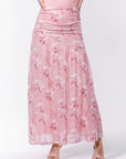 Miri Skirt (Pink Pattern) - Skirt - Yakira Bella