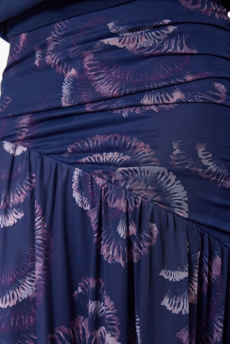 Miri Skirt (Purple Pattern) - Skirt - Yakira Bella
