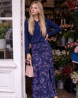 Miri Skirt (Purple Pattern) - Skirt - Yakira Bella