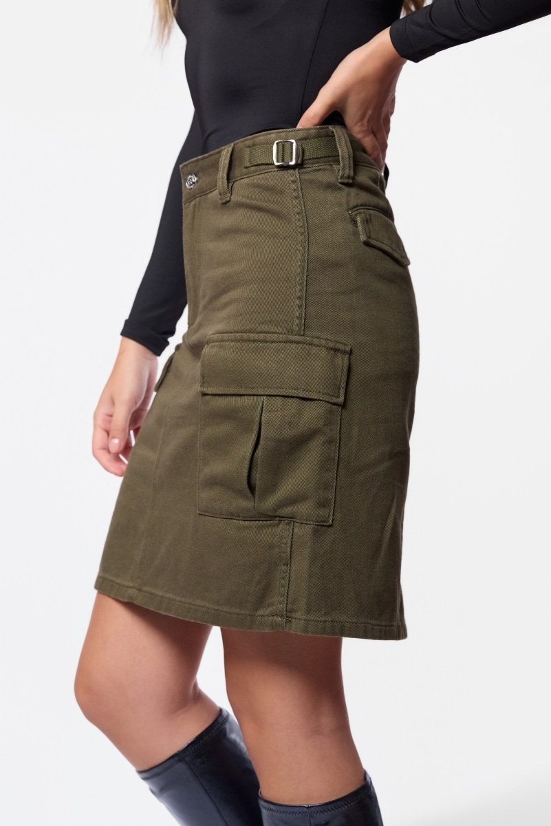 Miriam Skirt (Dark Green) - Skirt - Yakira Bella