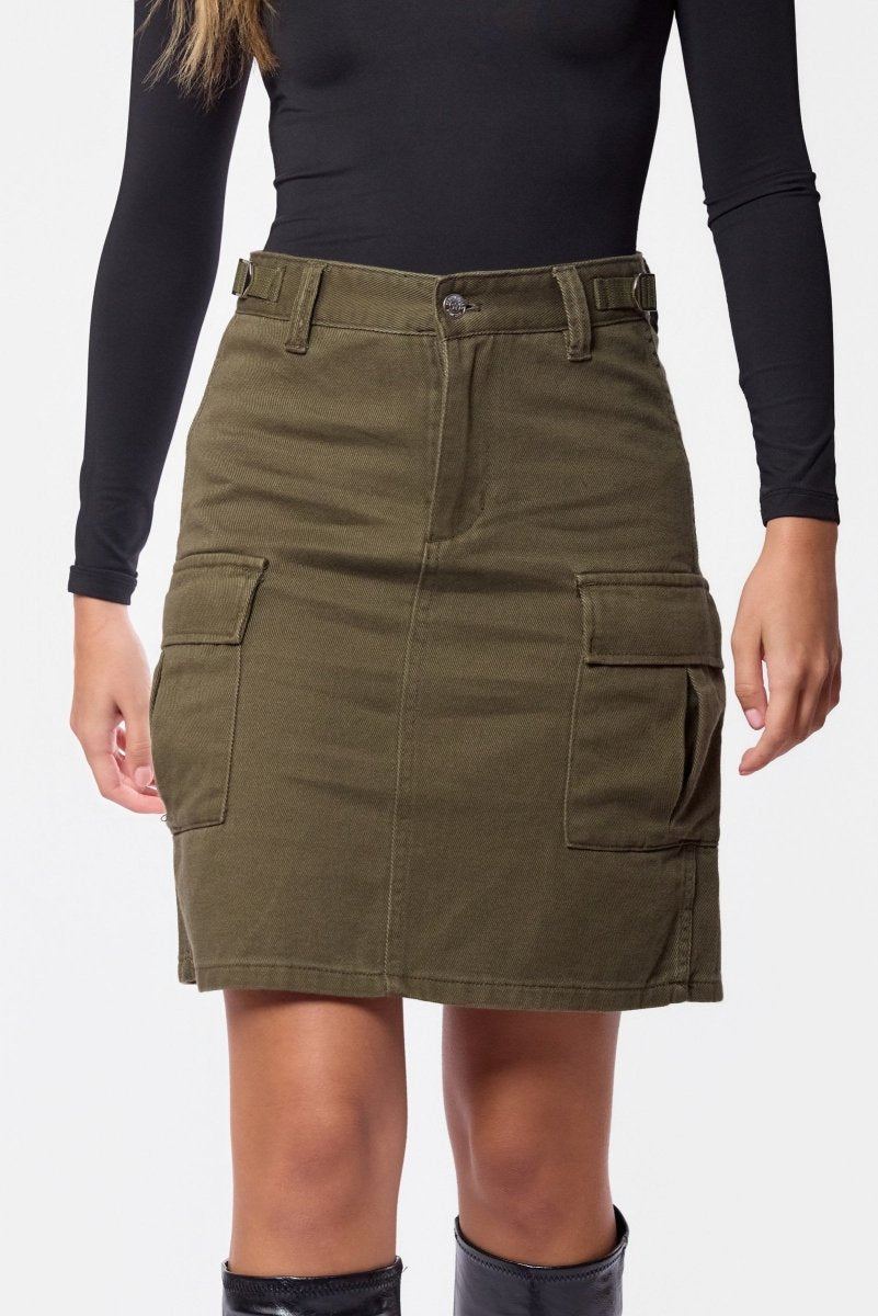 Miriam Skirt (Dark Green) - Skirt - Yakira Bella