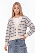 Miro Cardigan (White Blue)