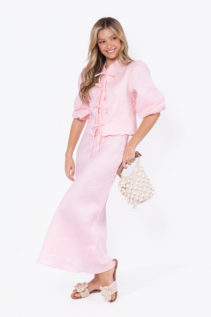 Molly Skirt (Light Pink) - Skirt - Yakira Bella