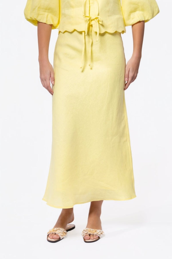 Molly Skirt (Light Yellow) - Skirt - Yakira Bella