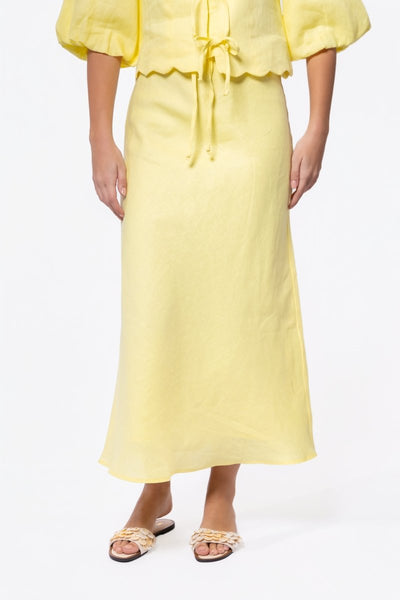 Molly Skirt (Light Yellow) – Yakira Bella