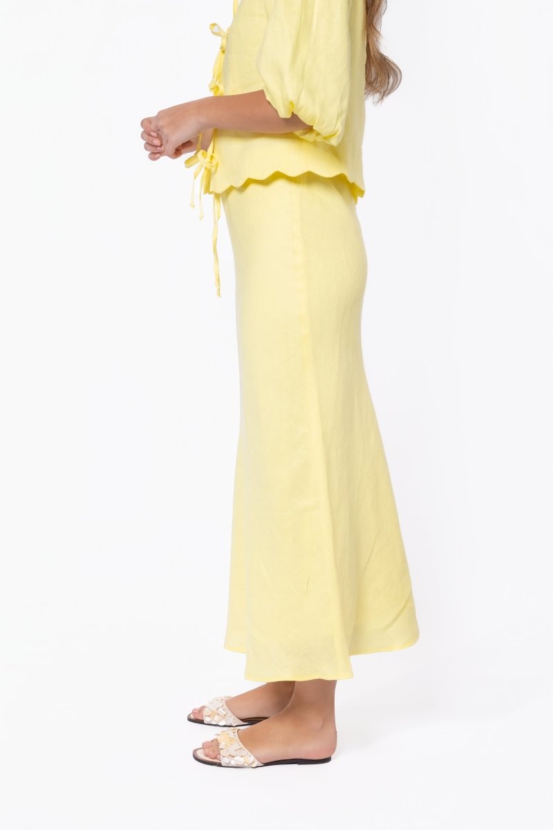 Molly Skirt (Light Yellow) - Skirt - Yakira Bella