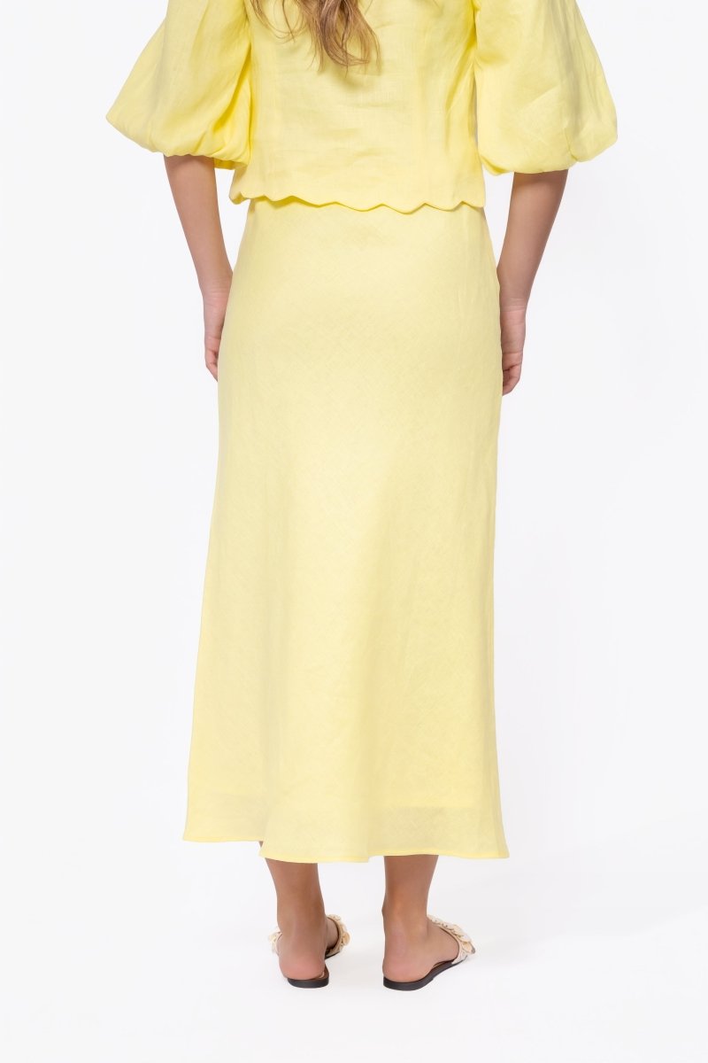 Molly Skirt (Light Yellow) - Skirt - Yakira Bella