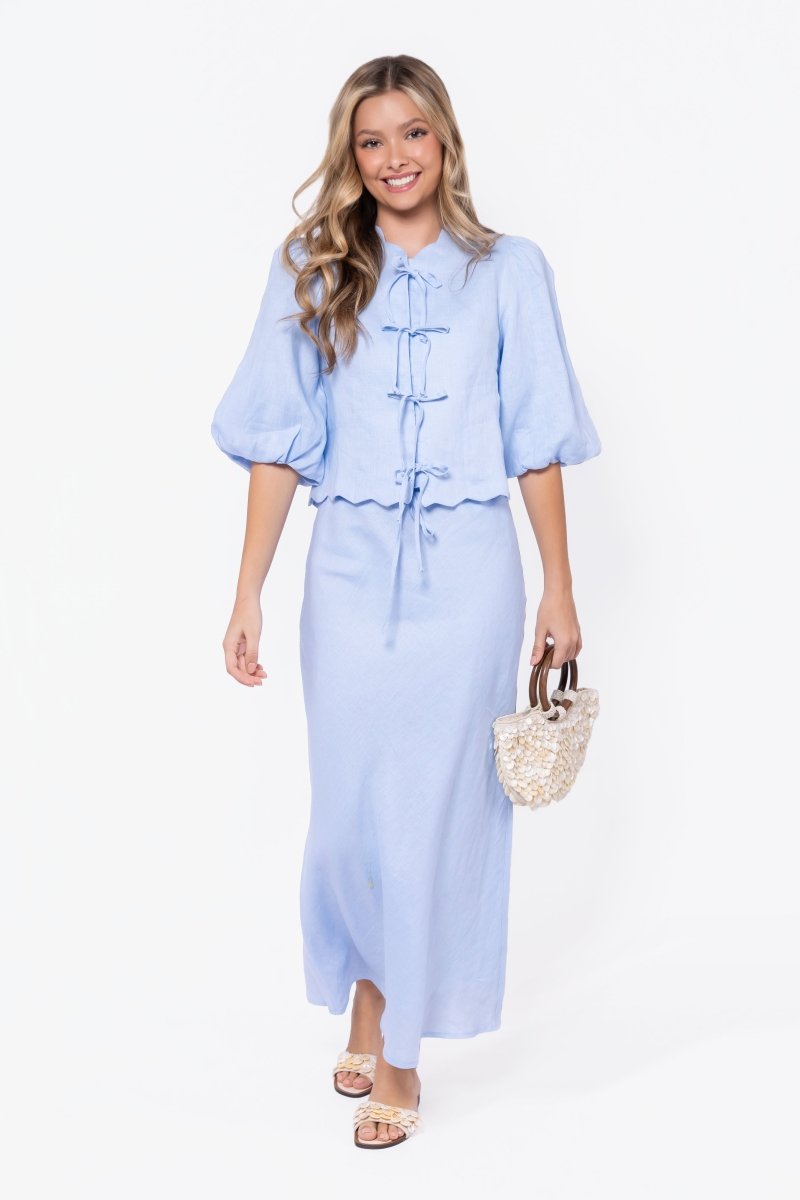 Molly Top (Light Blue) - Top - Yakira Bella