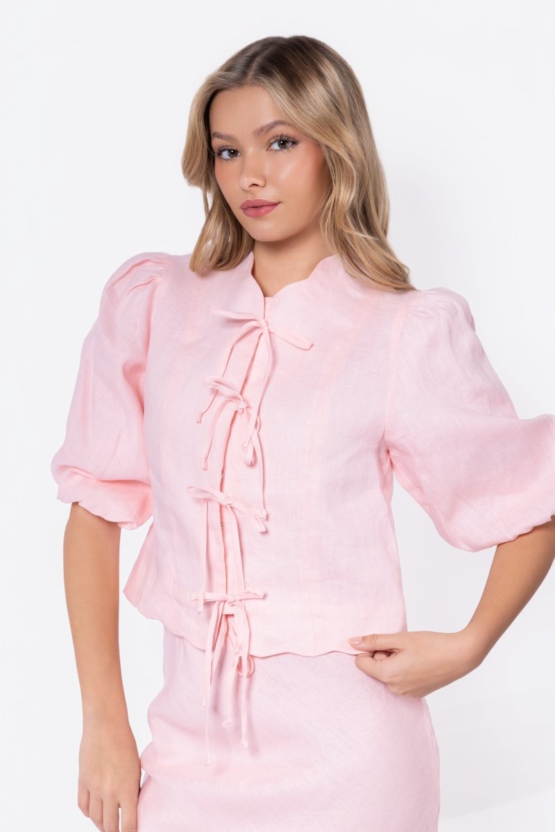 Molly Top (Light Pink) - Top - Yakira Bella