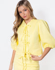 Molly Top (Light Yellow) - Top - Yakira Bella