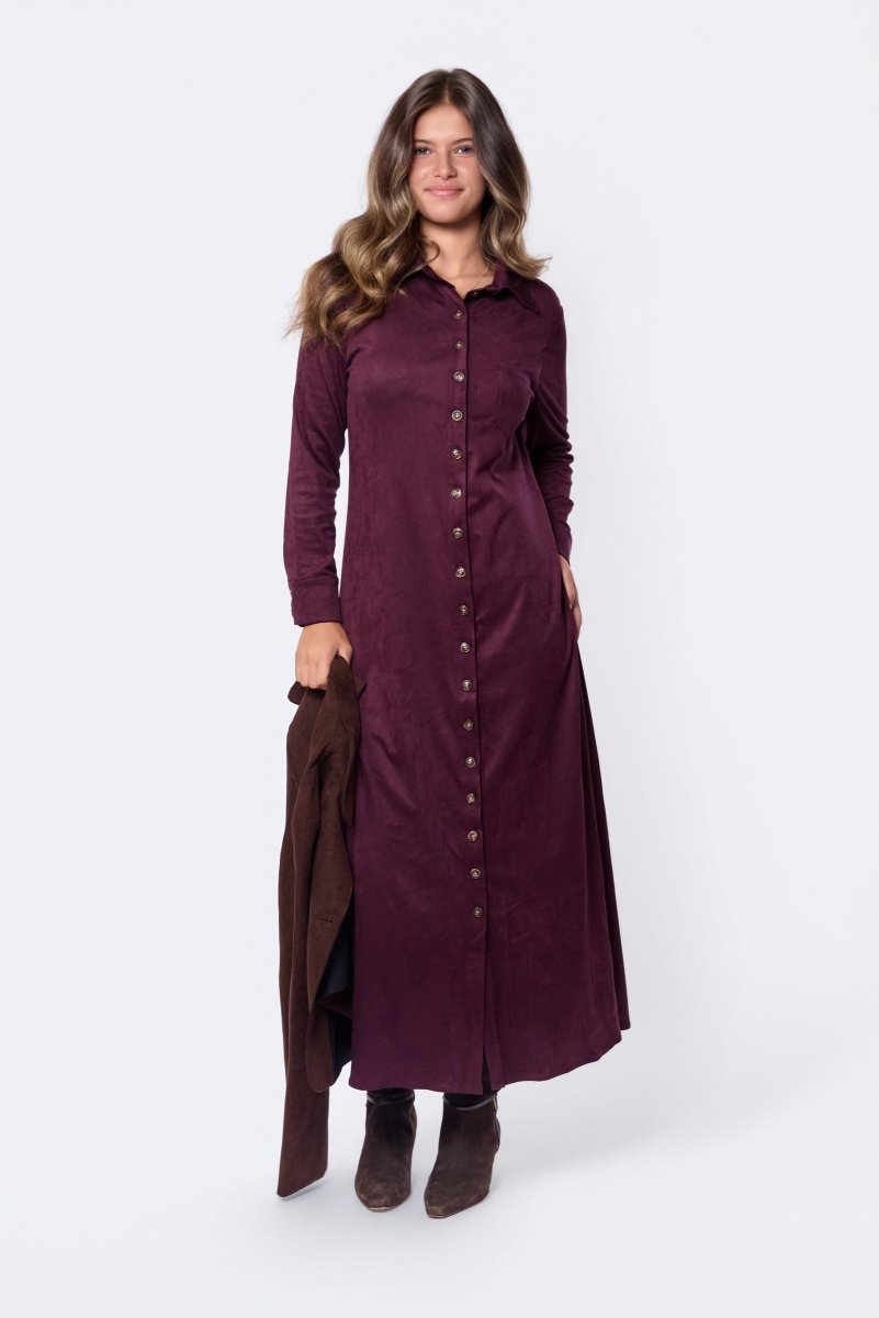 Mona Dress (Plum) - Dress - Yakira Bella