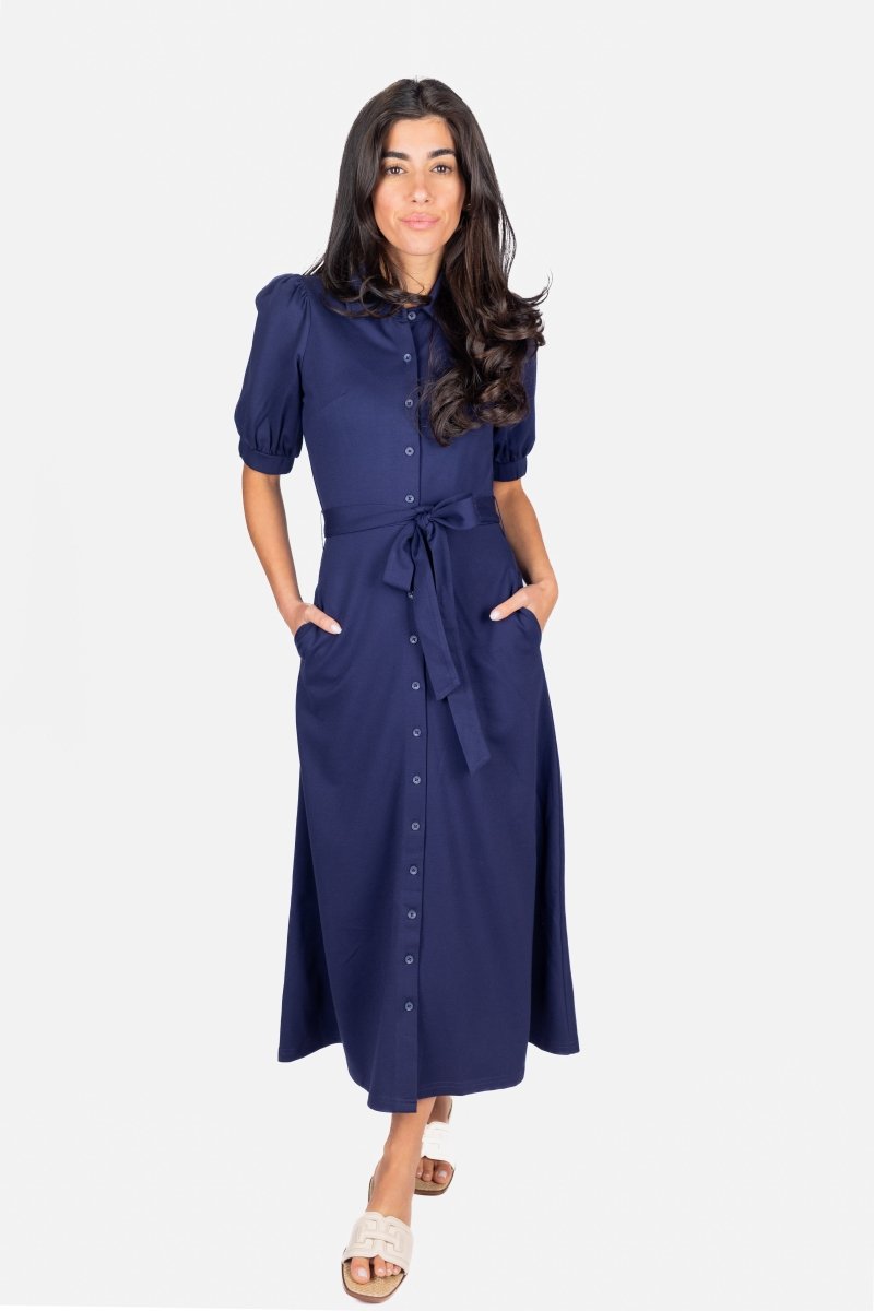 MONIKA DRESS (NAVY) - Dress - Yakira Bella