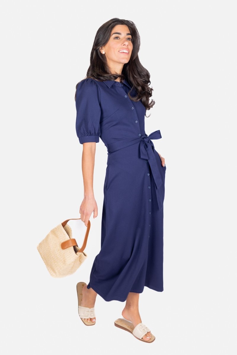 MONIKA DRESS (NAVY) - Dress - Yakira Bella