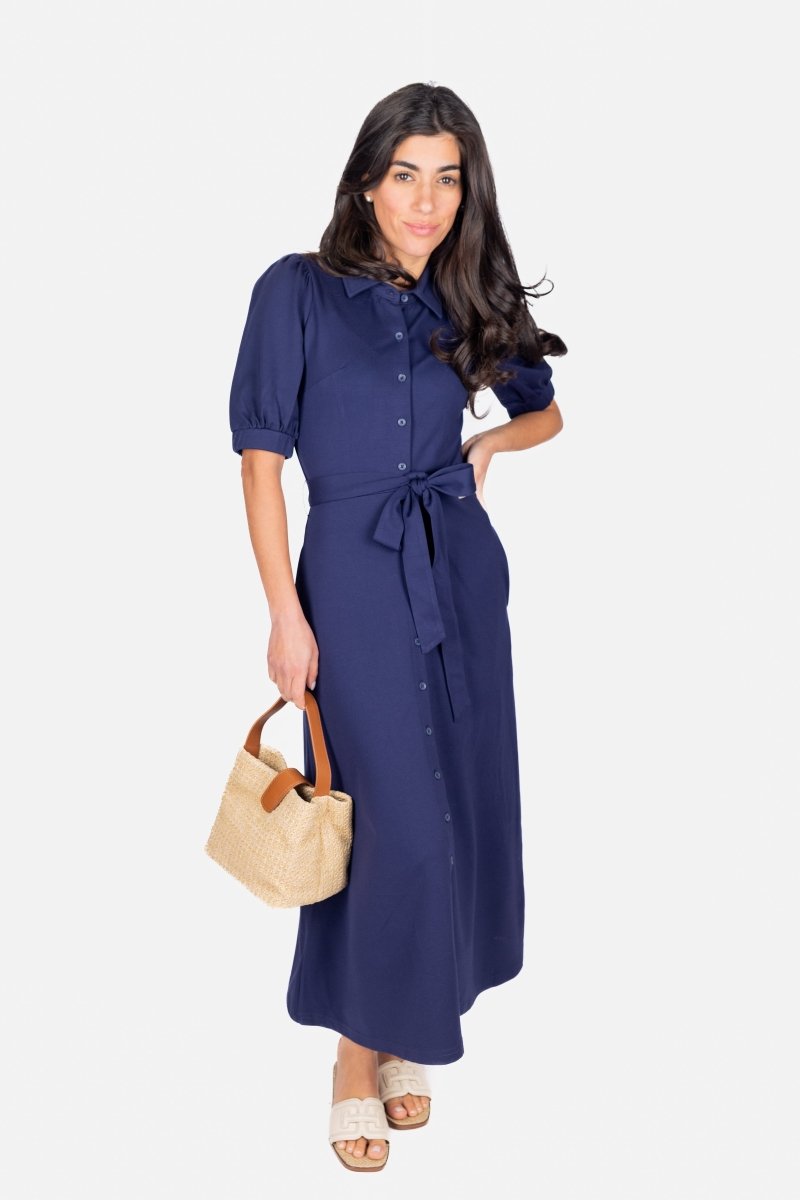 MONIKA DRESS (NAVY) - Dress - Yakira Bella