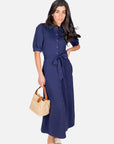 MONIKA DRESS (NAVY) - Dress - Yakira Bella