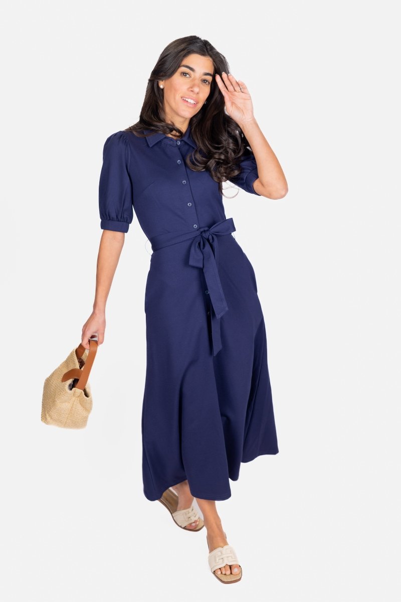 MONIKA DRESS (NAVY) - Dress - Yakira Bella