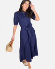 MONIKA DRESS (NAVY) - Dress - Yakira Bella