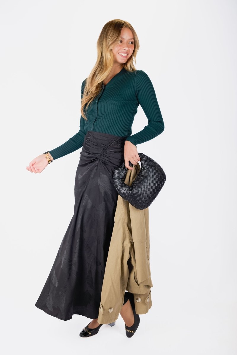 Moss Cardigan (Dark Green) – Yakira Bella