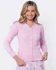Moss Cardigan (Light Pink) - Top - Yakira Bella