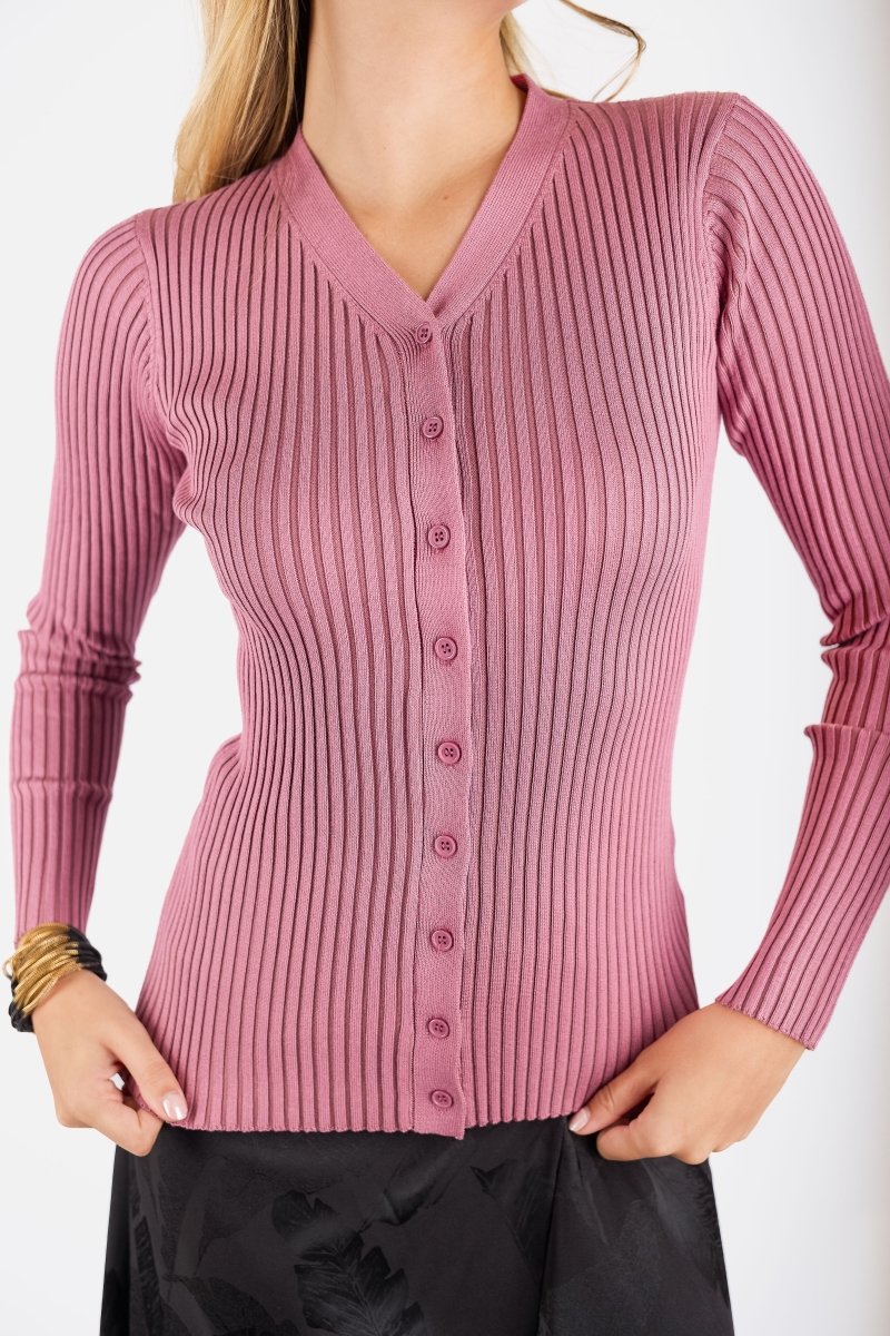 Moss Cardigan (Rose Pink) - Top - Yakira Bella