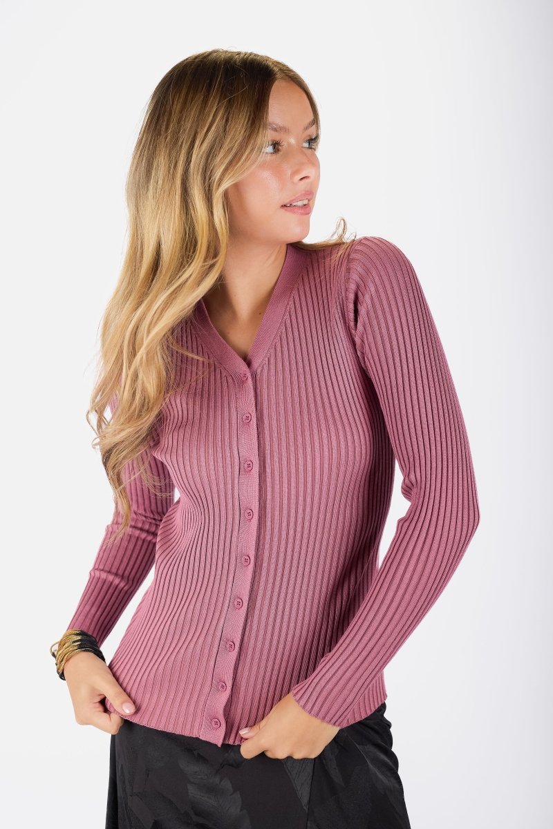 Moss Cardigan (Rose Pink) - Top - Yakira Bella