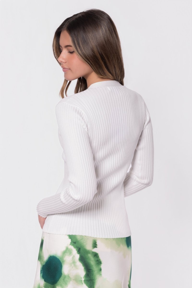 Moss Cardigan (White) - Top - Yakira Bella
