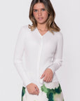 Moss Cardigan (White) - Top - Yakira Bella