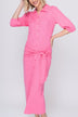 Naomi Dress 3/4 Sleeves (Pink)