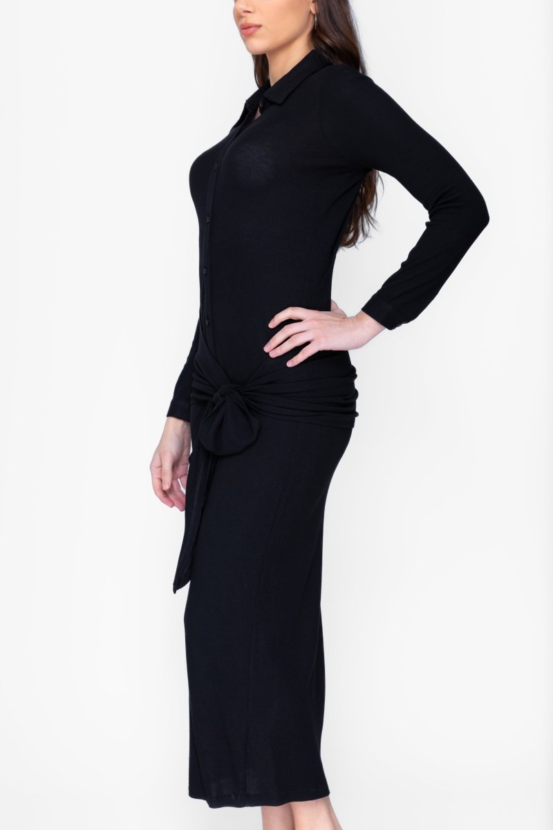 NAOMI DRESS (BLACK) - Dress - Yakira Bella