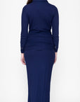 NAOMI DRESS (NAVY) - Dress - Yakira Bella