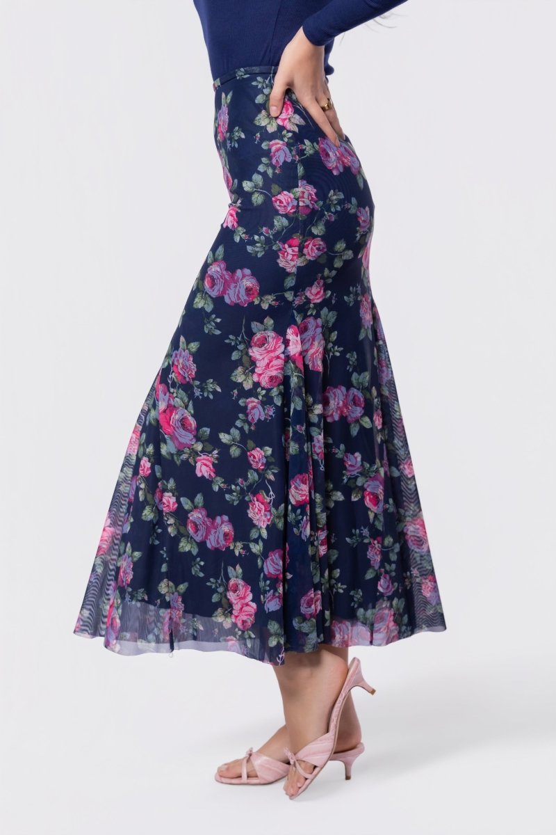 Natalia Skirt (Black Ground) - Skirt - Yakira Bella