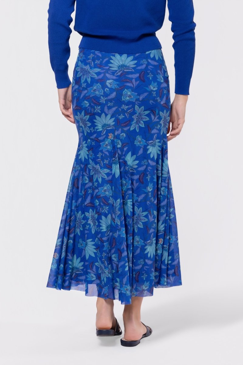 Natalia Skirt (Blue Pattern) - Skirt - Yakira Bella
