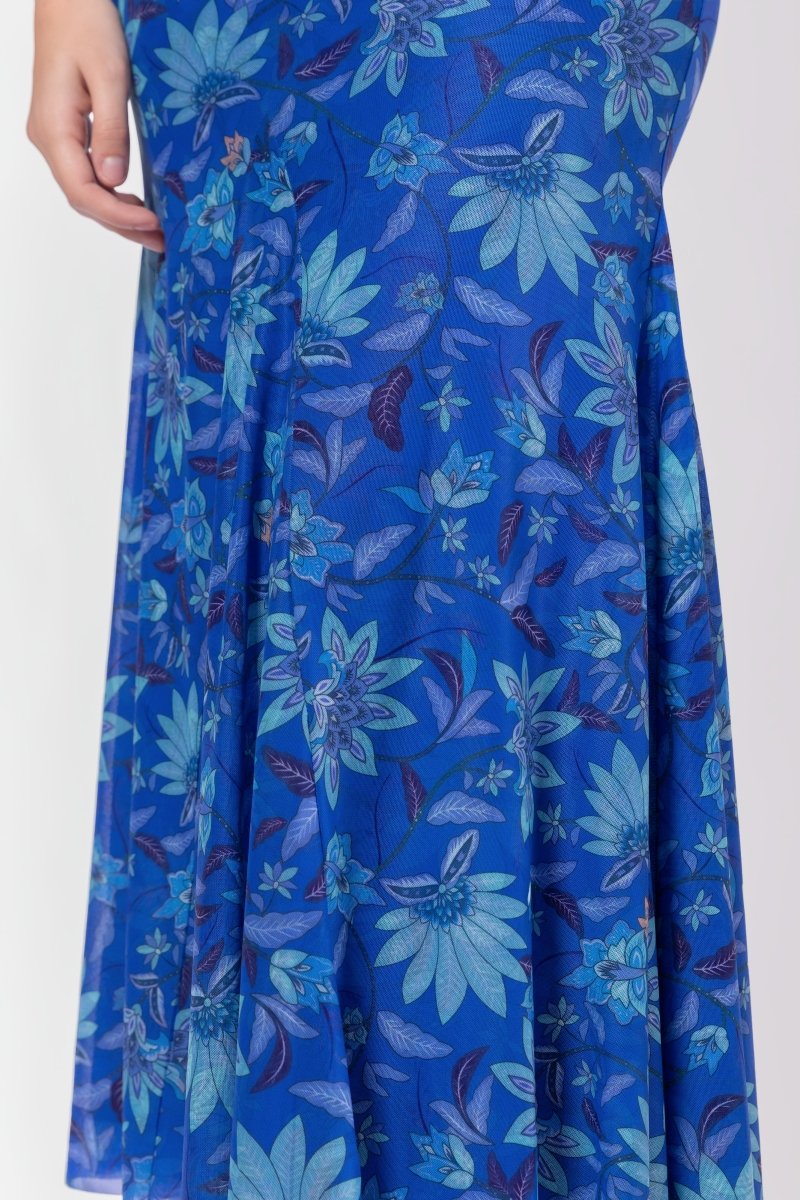 Natalia Skirt (Blue Pattern) - Skirt - Yakira Bella
