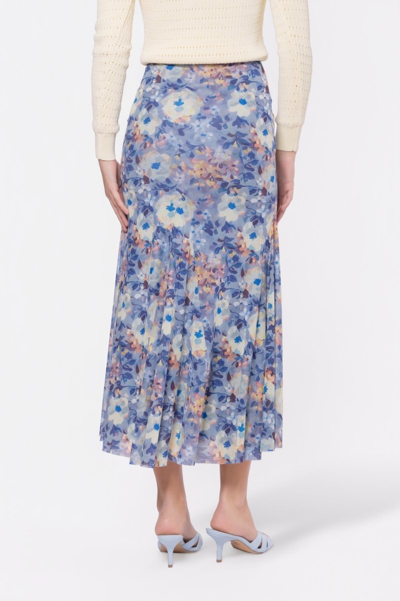 Natalia Skirt (Blue/Yellow) - Skirt - Yakira Bella