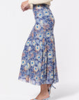 Natalia Skirt (Blue/Yellow) - Skirt - Yakira Bella