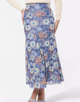 Natalia Skirt (Blue/Yellow) - Skirt - Yakira Bella