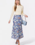 Natalia Skirt (Blue/Yellow) - Skirt - Yakira Bella