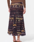 Natalia Skirt (Brown Multi) - Skirt - Yakira Bella