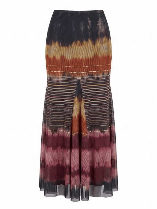 Natalia Skirt (Brown Multi) - Skirt - Yakira Bella
