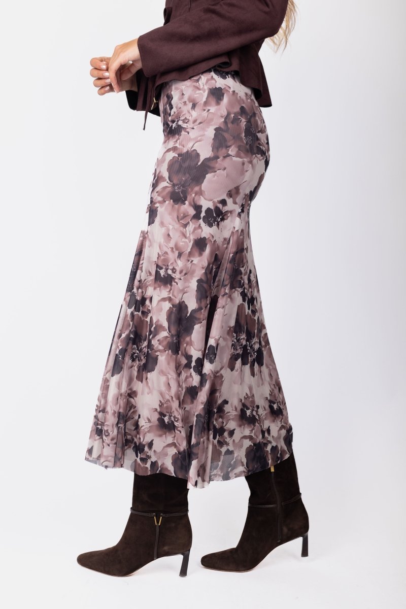 Natalia Skirt (Brown) - Skirt - Yakira Bella