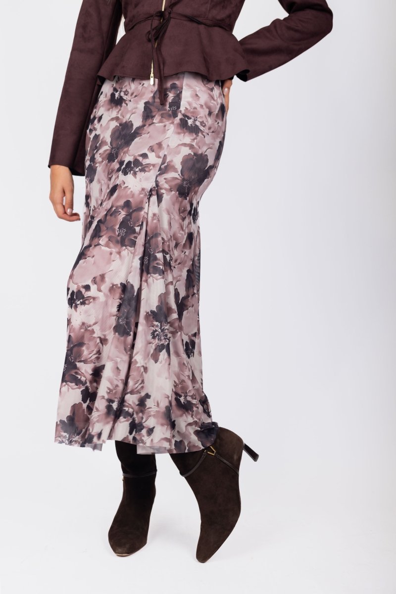 Natalia Skirt (Brown) - Skirt - Yakira Bella