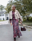 Natalia Skirt (Burgundy) - Skirt - Yakira Bella