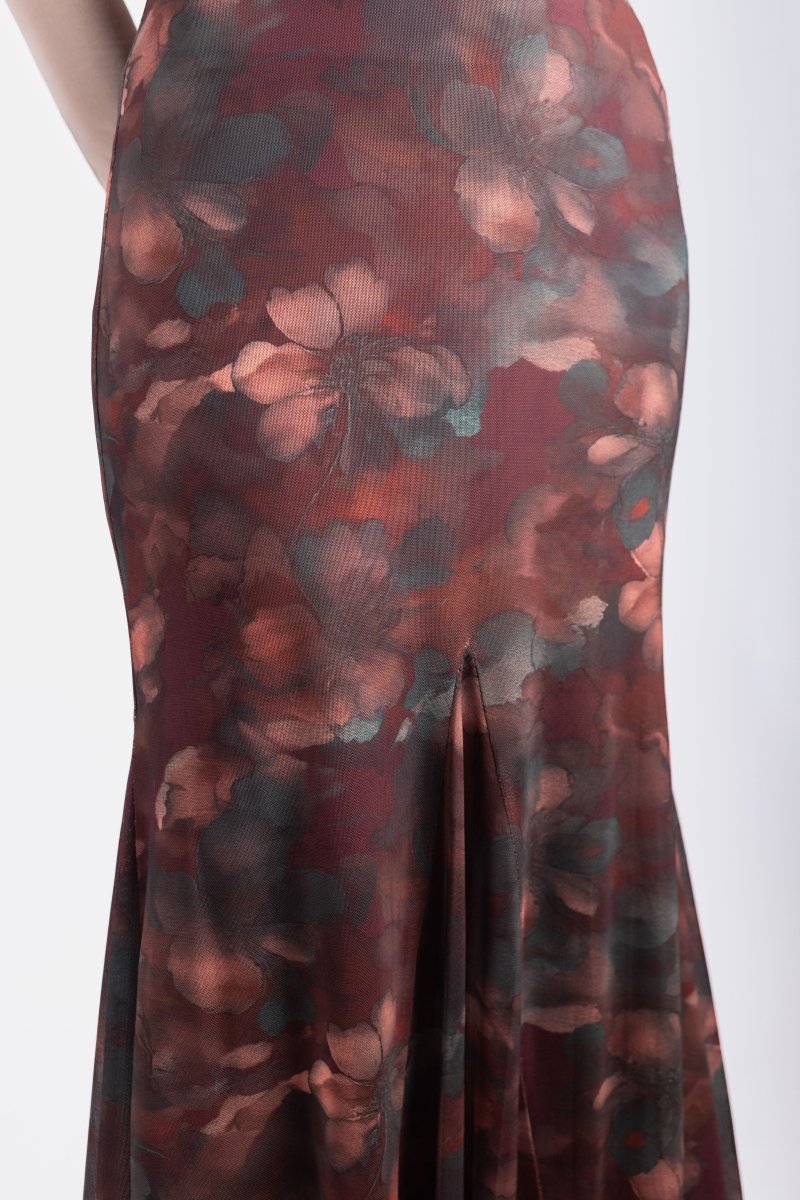 Natalia Skirt (Burgundy) - Skirt - Yakira Bella