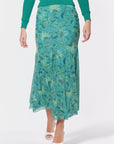 Natalia Skirt (Green Pattern) - Skirt - Yakira Bella