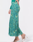 Natalia Skirt (Green Pattern) - Skirt - Yakira Bella
